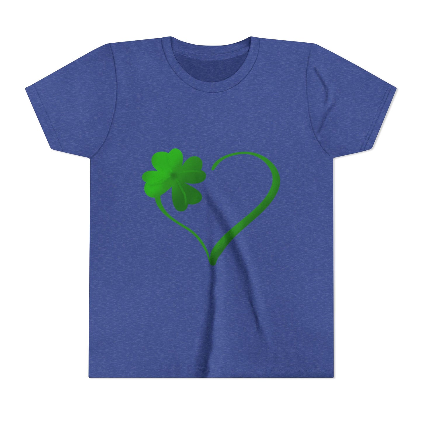 Shamrock Heart Youth Tee | St. Patrick's Day Clover Kids Shirt