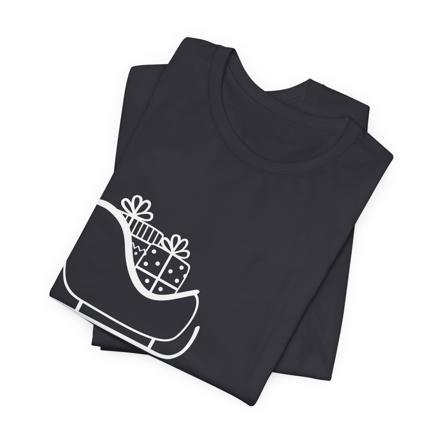 Sleigh All Day Holiday Shirt (WF) – Unisex Jersey Short Sleeve Tee | Holiday Gift | Funny Sleigh T-Shirt | Winter Snowflake Tee | Matching Family Outfit