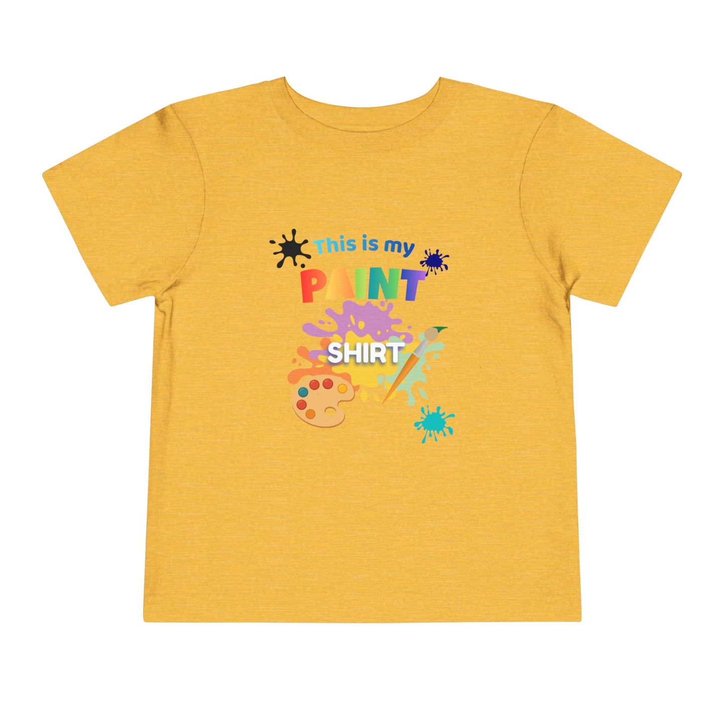 This Is My Paint Shirt Toddler Tee | Kids Painting Art Splash Shirt