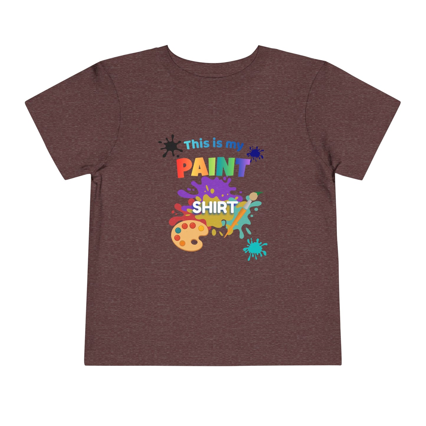 This Is My Paint Shirt Toddler Tee | Kids Painting Art Splash Shirt