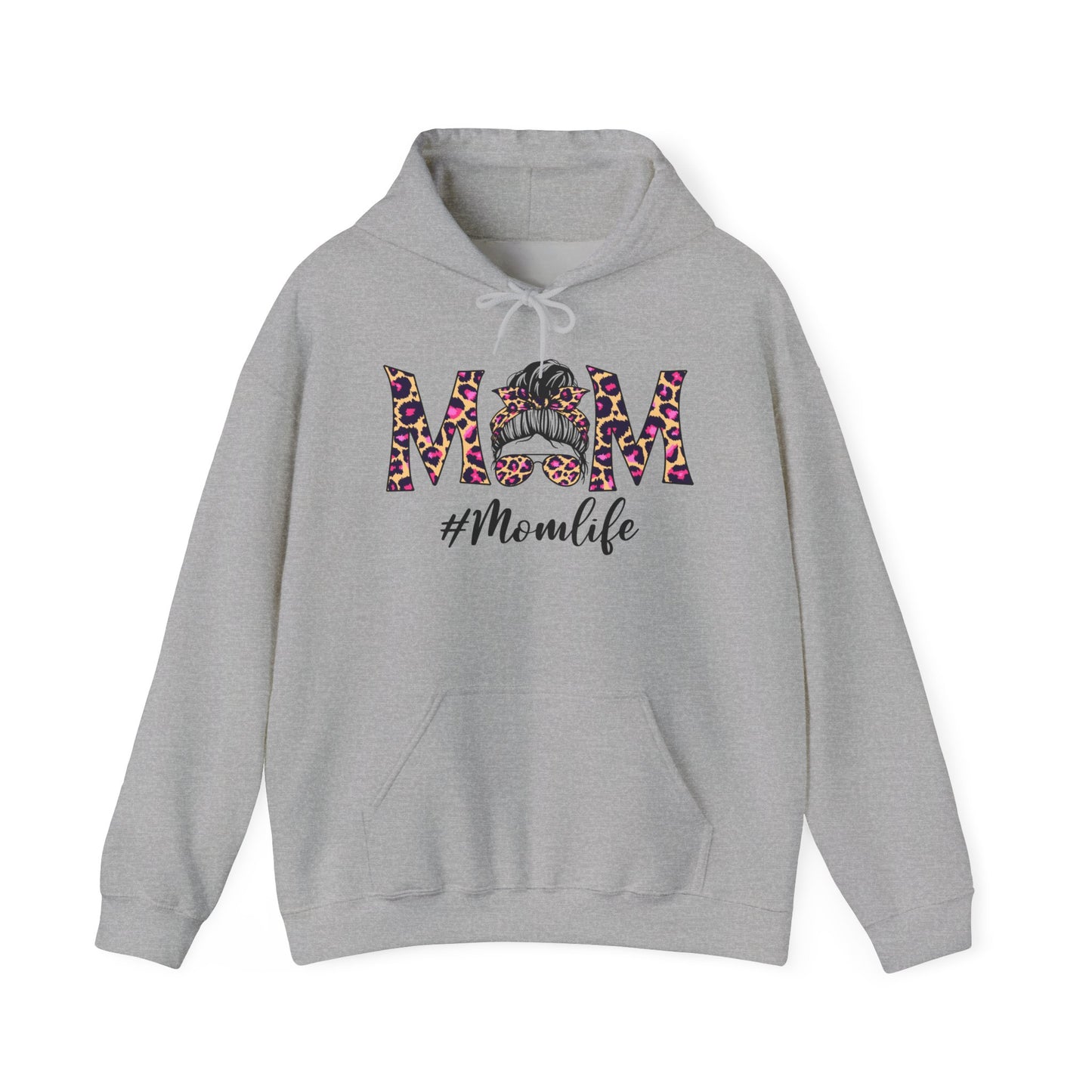 Leopard Print Mom Life Hoodie - Fierce & Fabulous | Mom Life Hoodie, Cozy Sweatshirt for Mothers, Unique Mothers Day Gift, Cute Mom Apparel