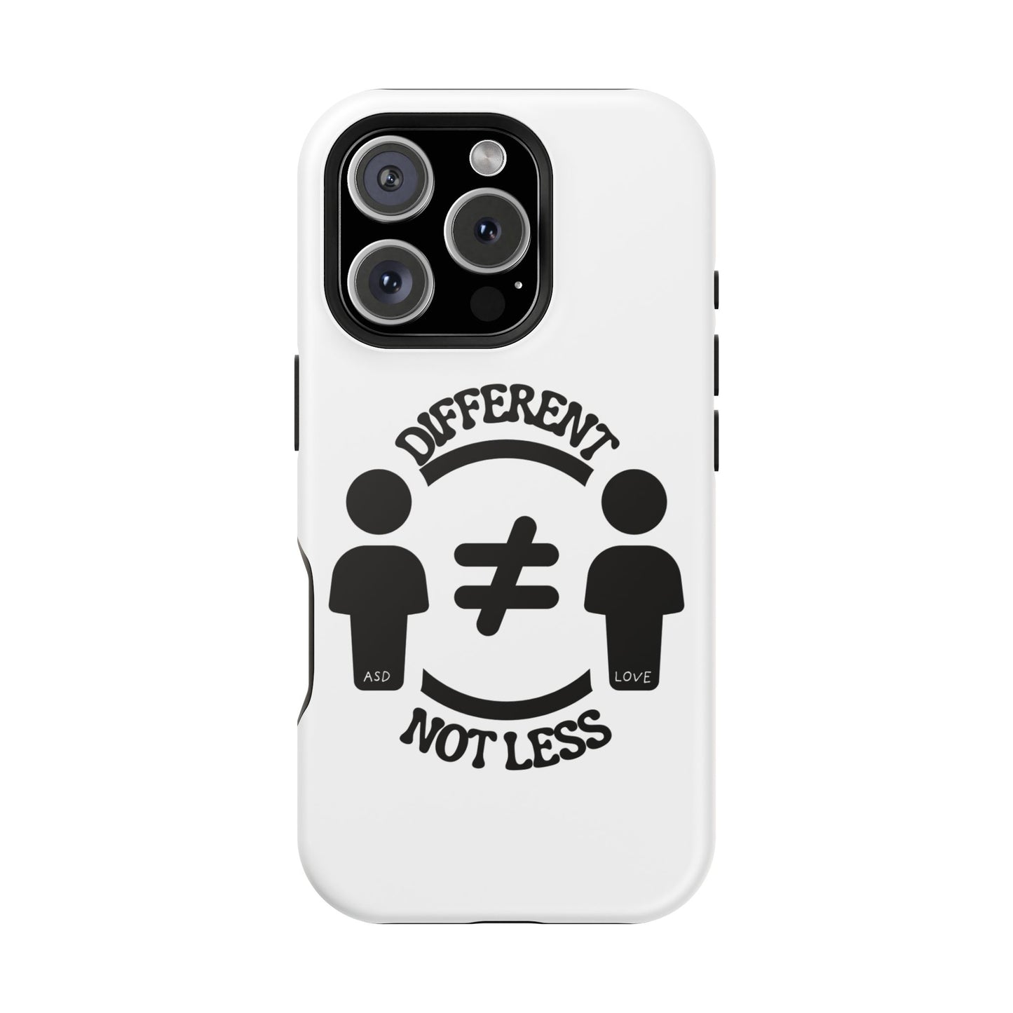 Silhouette Harmony: Different, Not Less - ASD Awareness Phone Case