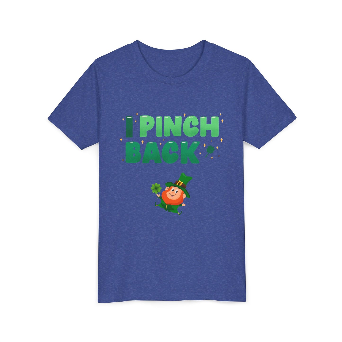 I Pinch Back Leprechaun Kids T-Shirt | St. Patrick's Day Shamrock Tee