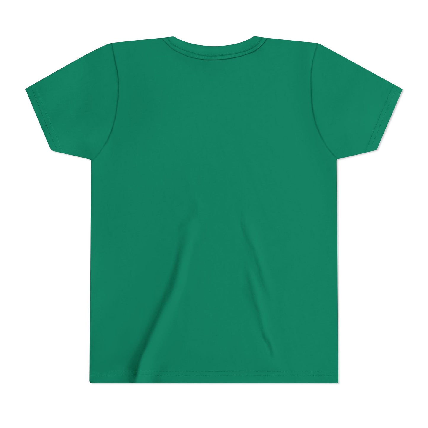 Kawaii Smiling Shamrock Youth Tee | Cute Clover St. Patrick's Day Shirt
