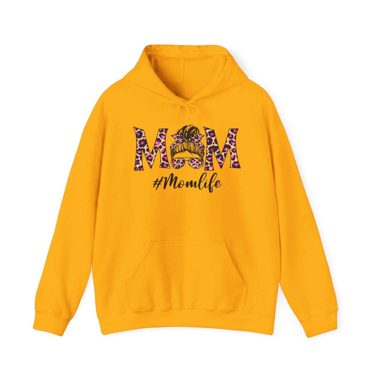 Leopard Print Mom Life Hoodie - Fierce & Fabulous | Mom Life Hoodie, Cozy Sweatshirt for Mothers, Unique Mothers Day Gift, Cute Mom Apparel