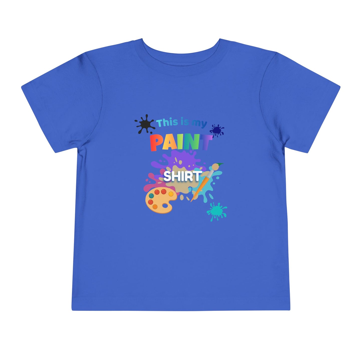 This Is My Paint Shirt Toddler Tee | Kids Painting Art Splash Shirt