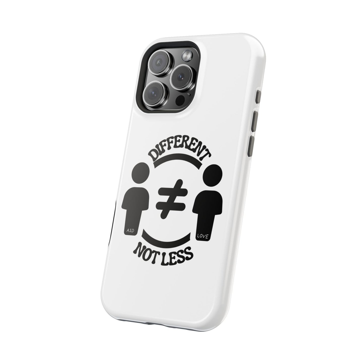 Silhouette Harmony: Different, Not Less - ASD Awareness Phone Case