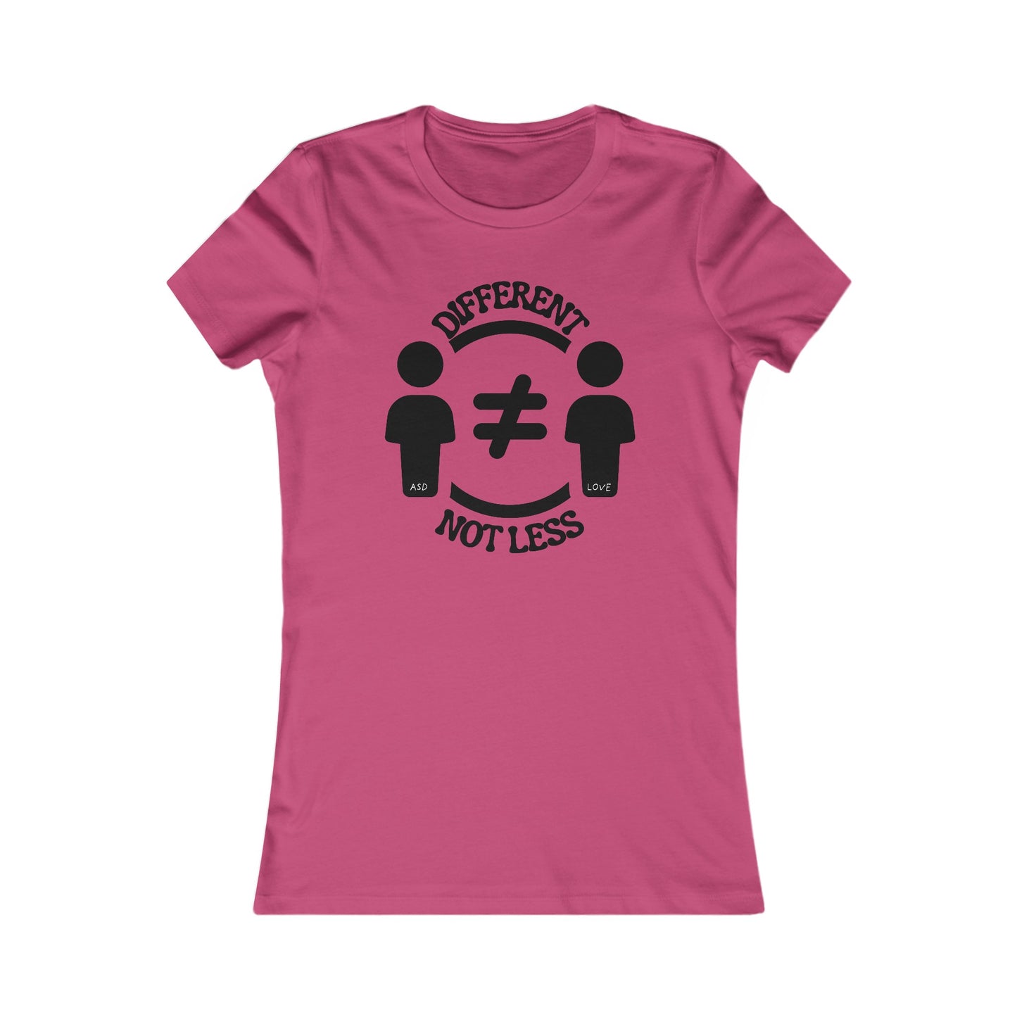 Different Not Less | Women's Favorite Tee | Autism Awareness | Diversity and Inclusivity