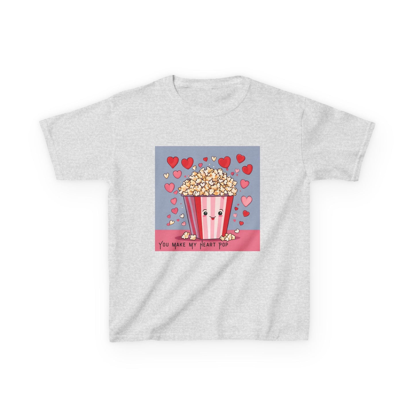 You Make My Heart Pop - Popcorn Valentine's Kids Tee