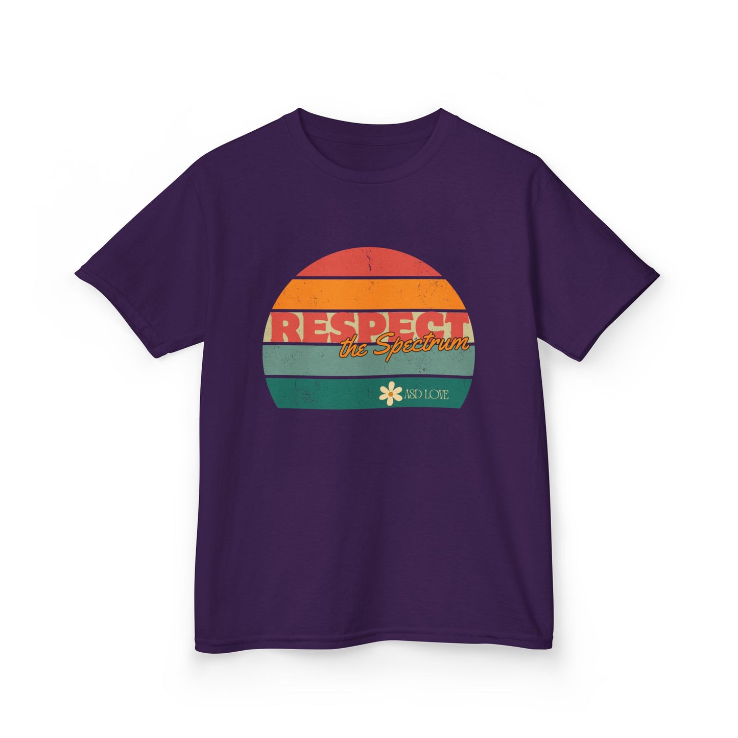 Respect the Spectrum - Rainbow Autism Awarness Kids Tee