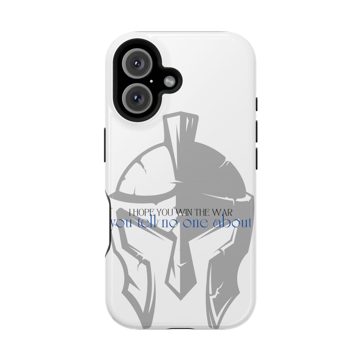 Spartan Strength: Win the War You Tell No One About - Mental Health Awareness Phone Case