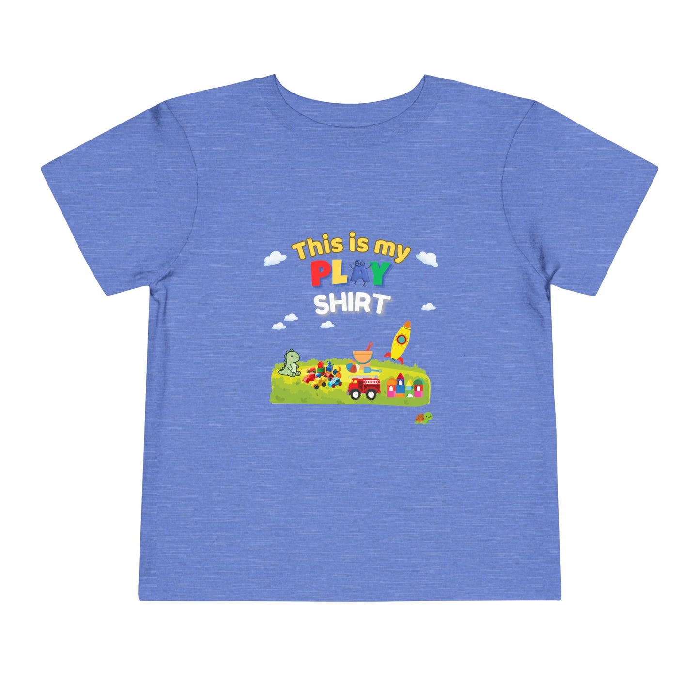 This Is My Play Shirt Toddler Tee | Toy Train, Blocks, Rocket