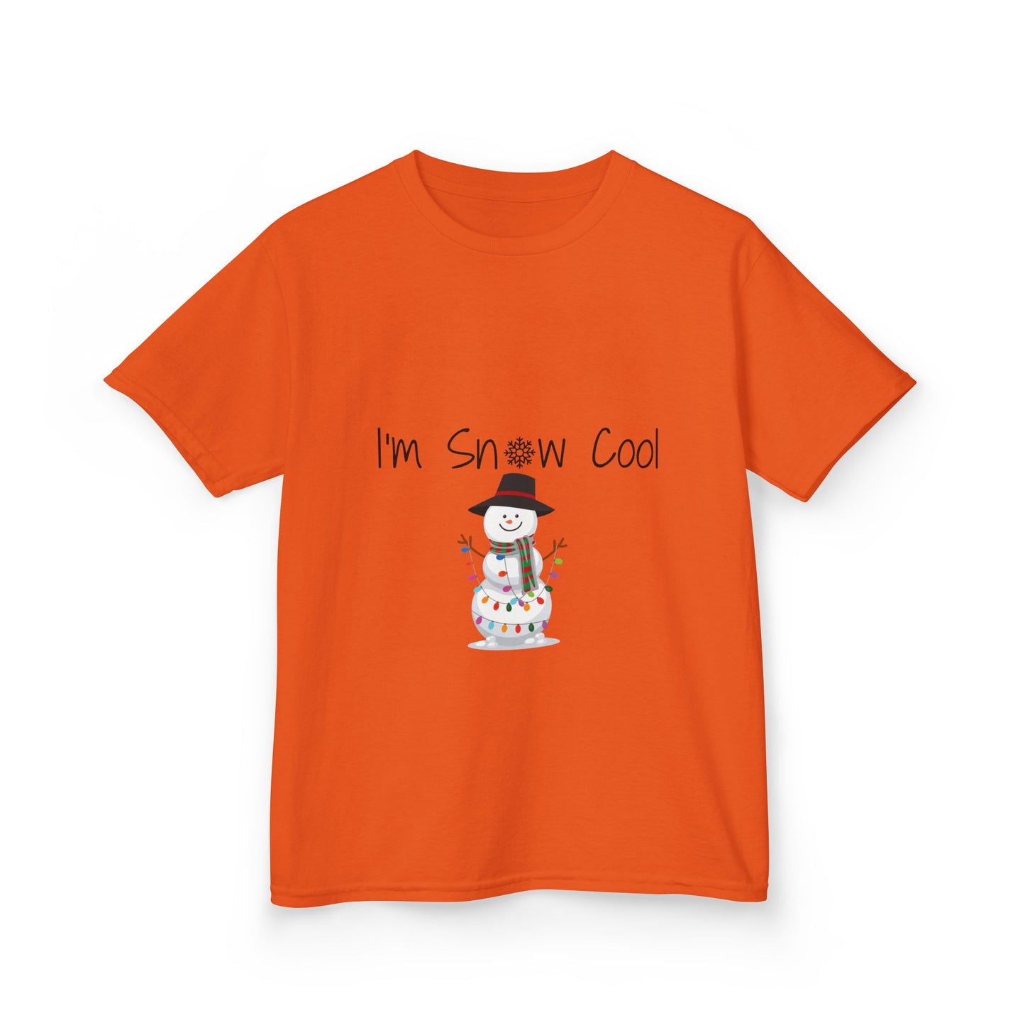 I'm Snow Cool Kids Tee - Fun Holiday Snowman Shirt for Boys and Girls