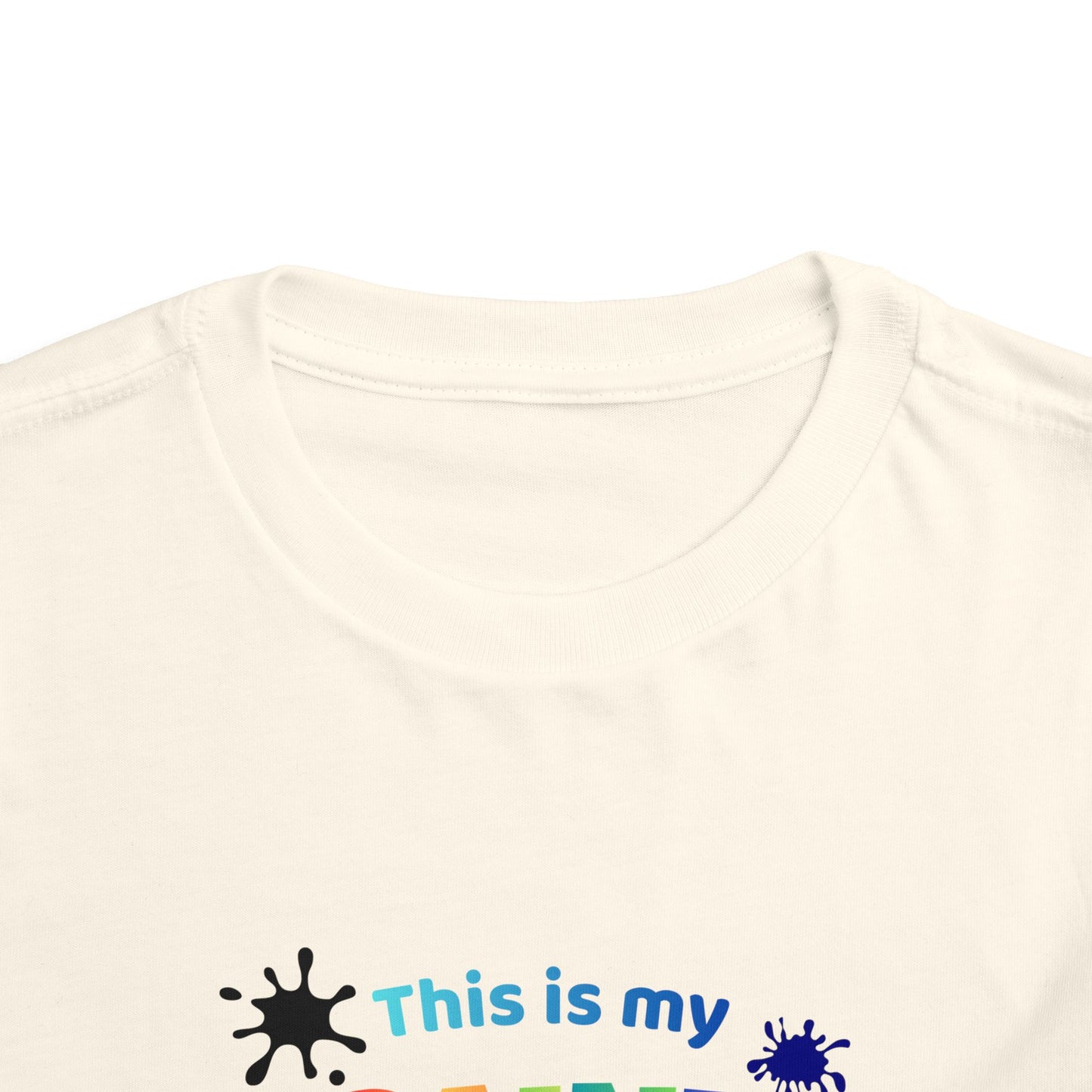 This Is My Paint Shirt Toddler Tee | Kids Painting Art Splash Shirt
