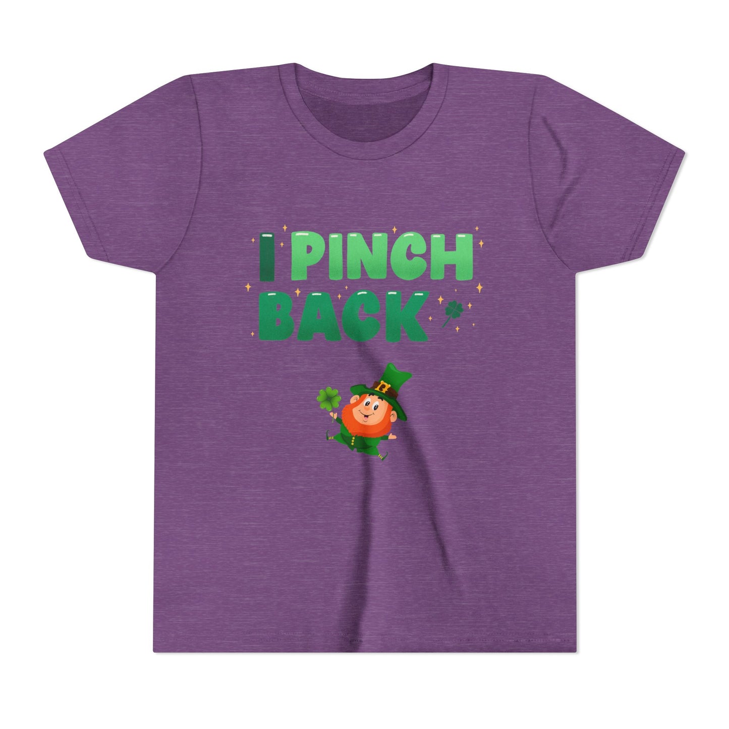 I Pinch Back Leprechaun Kids T-Shirt | St. Patrick's Day Shamrock Tee