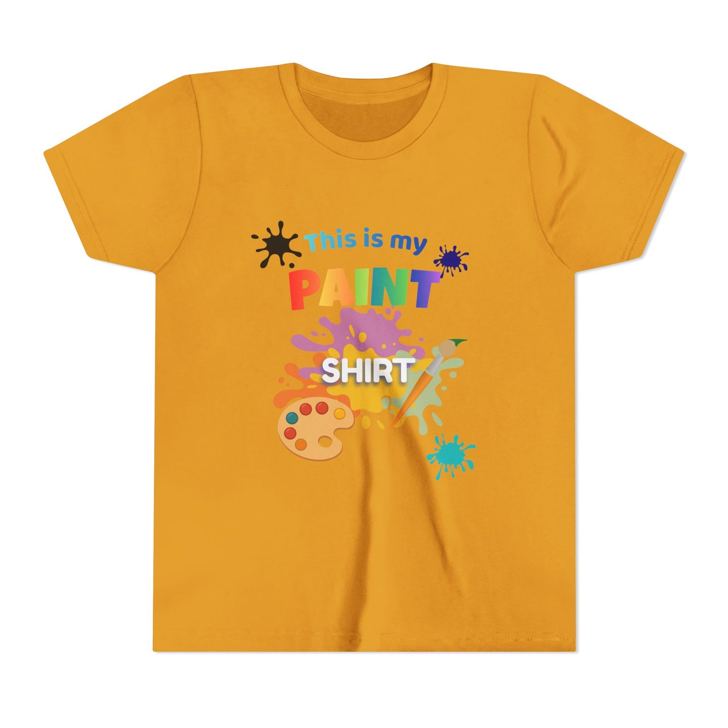 This Is My Paint Shirt Youth Tee SP | Kids Art Palette T-Shirt