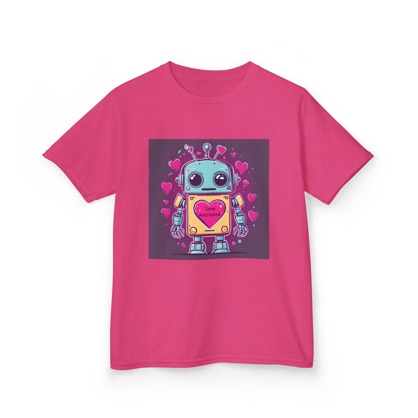 Love Activated - Robot Valentine's Kids' Tee