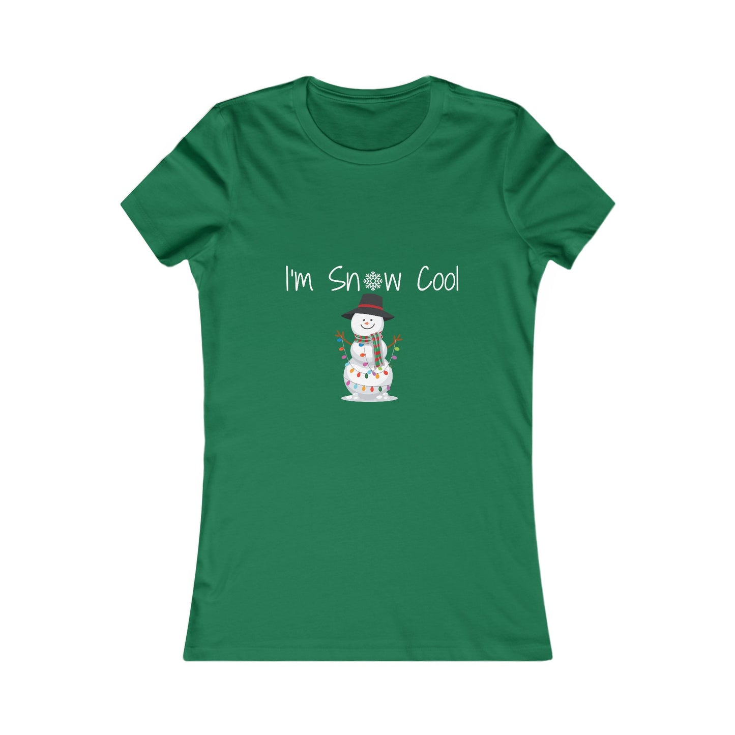 I'm Snow Cool Winter Shirt (WF) - Fun Snowman Holiday Tee