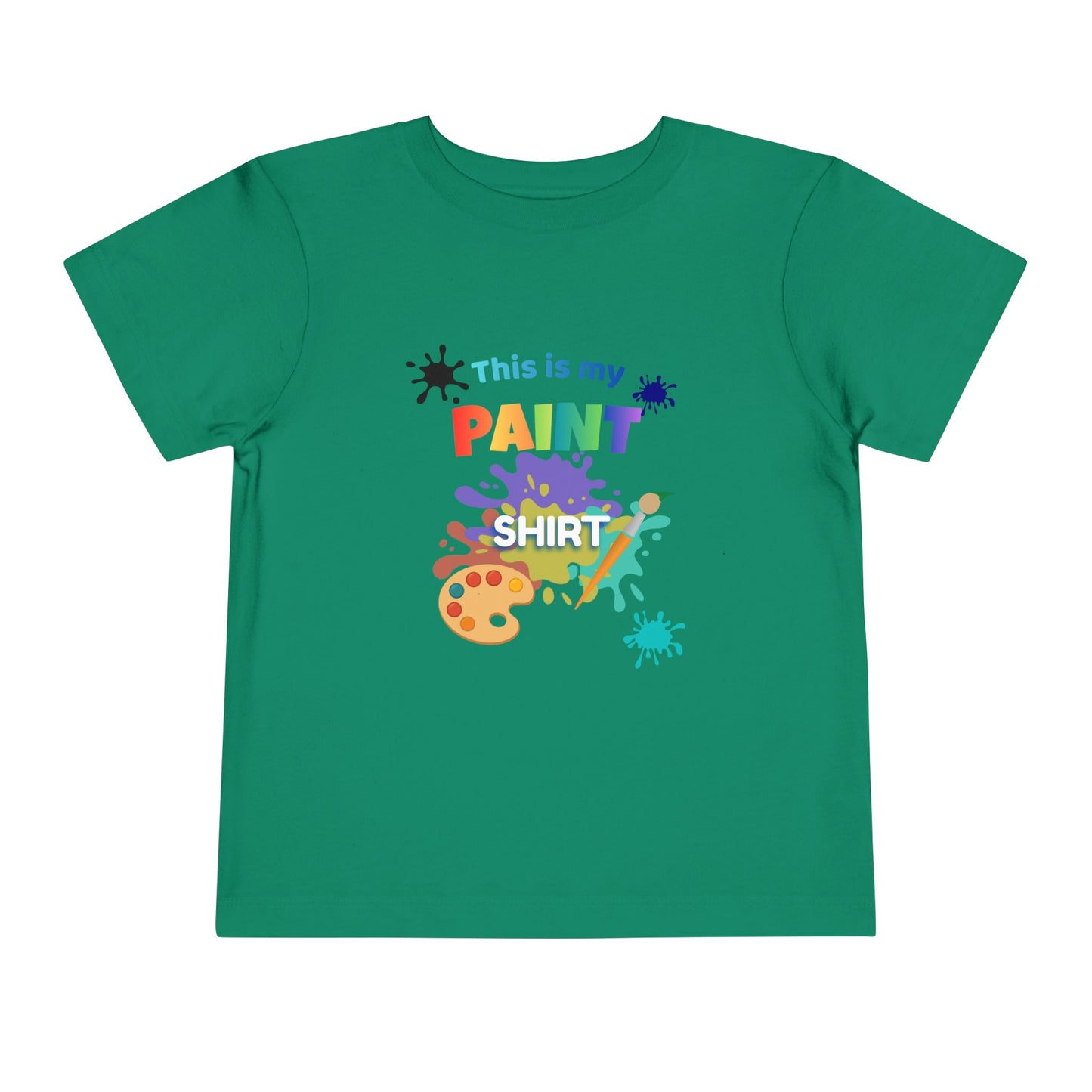 This Is My Paint Shirt Toddler Tee | Kids Painting Art Splash Shirt