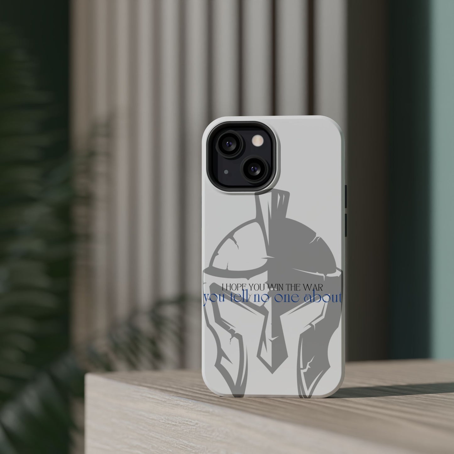 Spartan Strength: Win the War You Tell No One About - Mental Health Awareness Phone Case