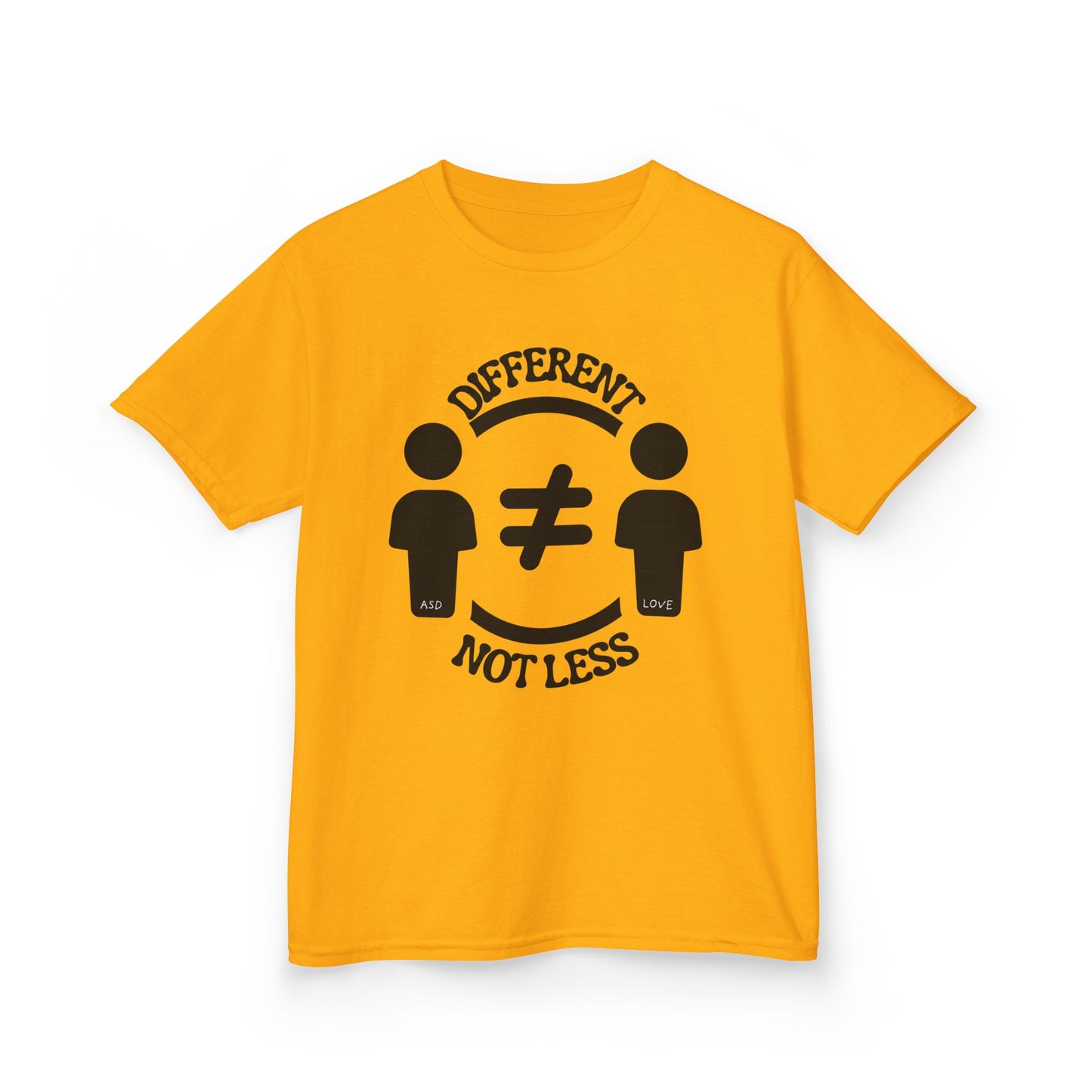Different Not Less - Equality Autism Awareness kids Tee