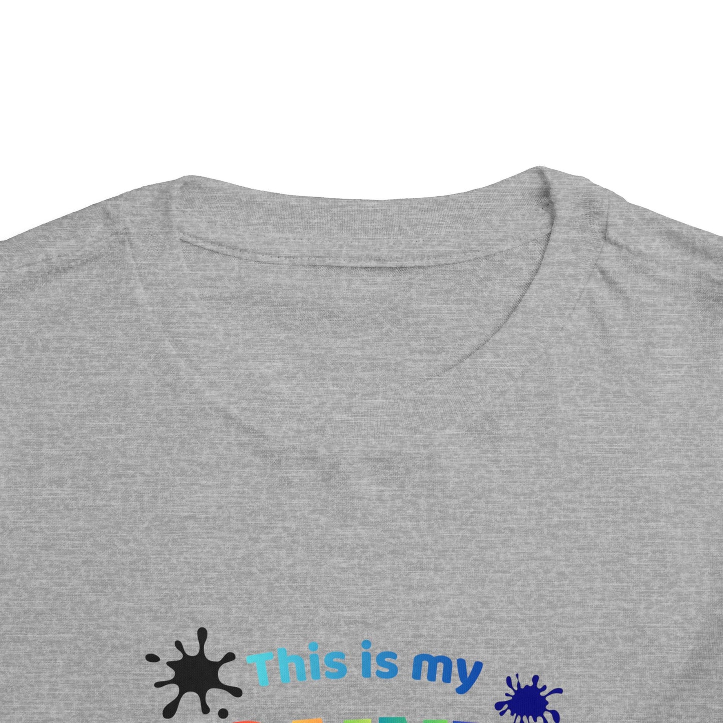 This Is My Paint Shirt Toddler Tee | Kids Painting Art Splash Shirt