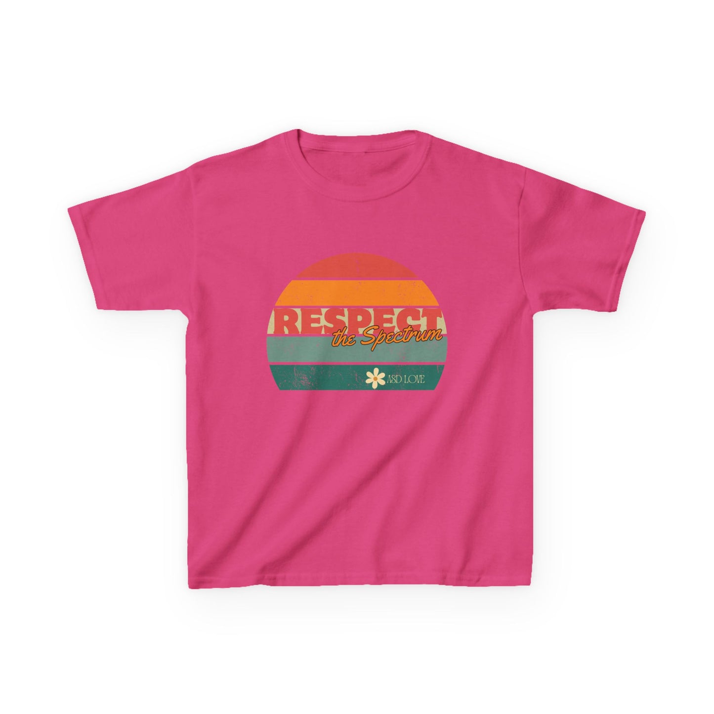 Respect the Spectrum - Rainbow Autism Awarness Kids Tee