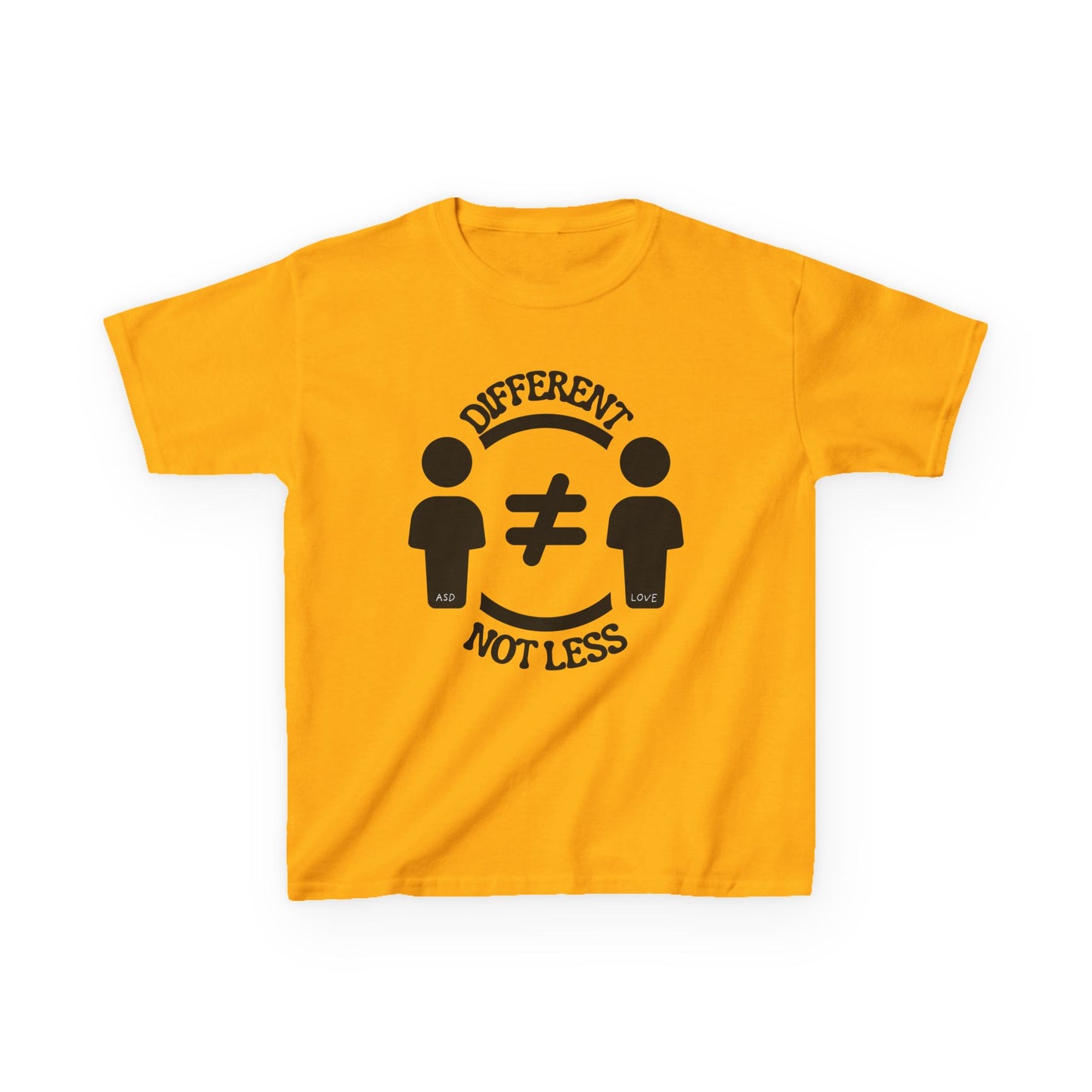 Different Not Less - Equality Autism Awareness kids Tee
