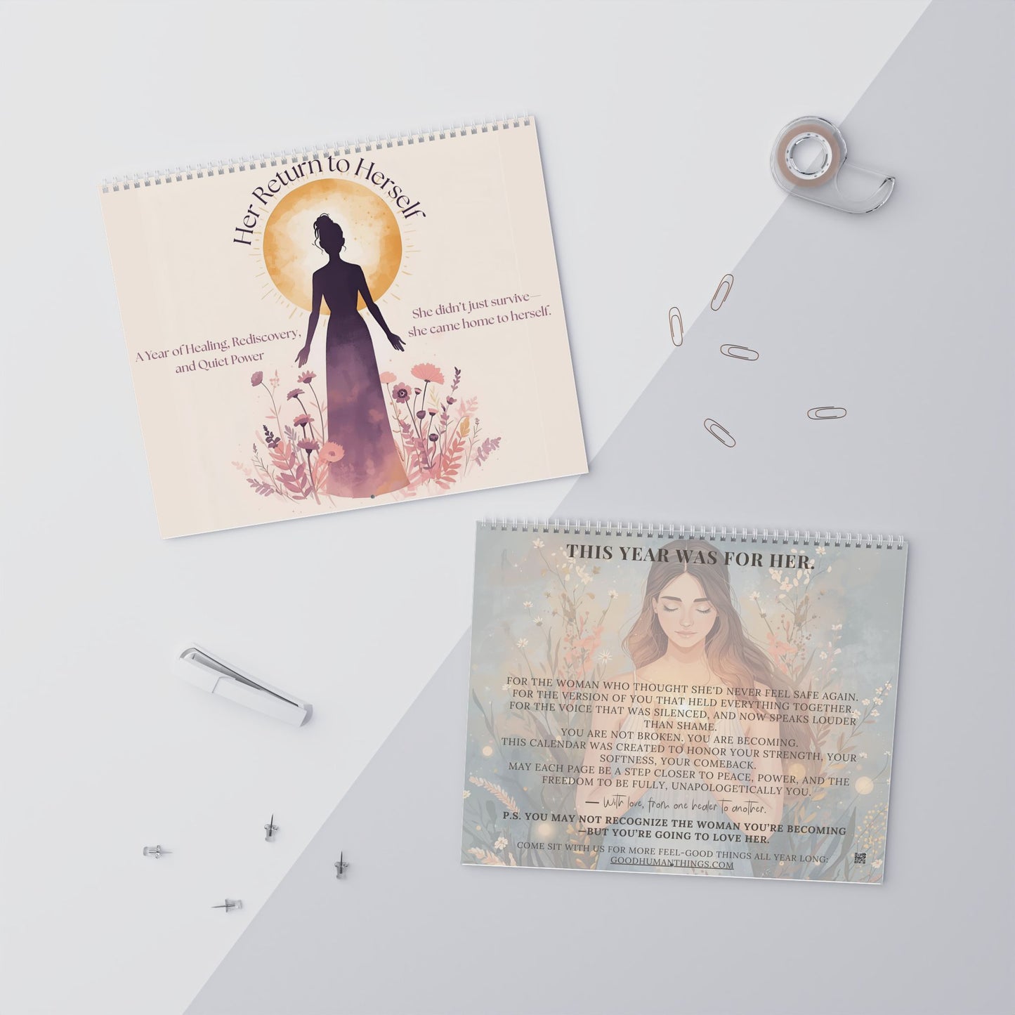Her Return to Herself - A 2026 Calendar for Healing, Growth and Self-Discovery