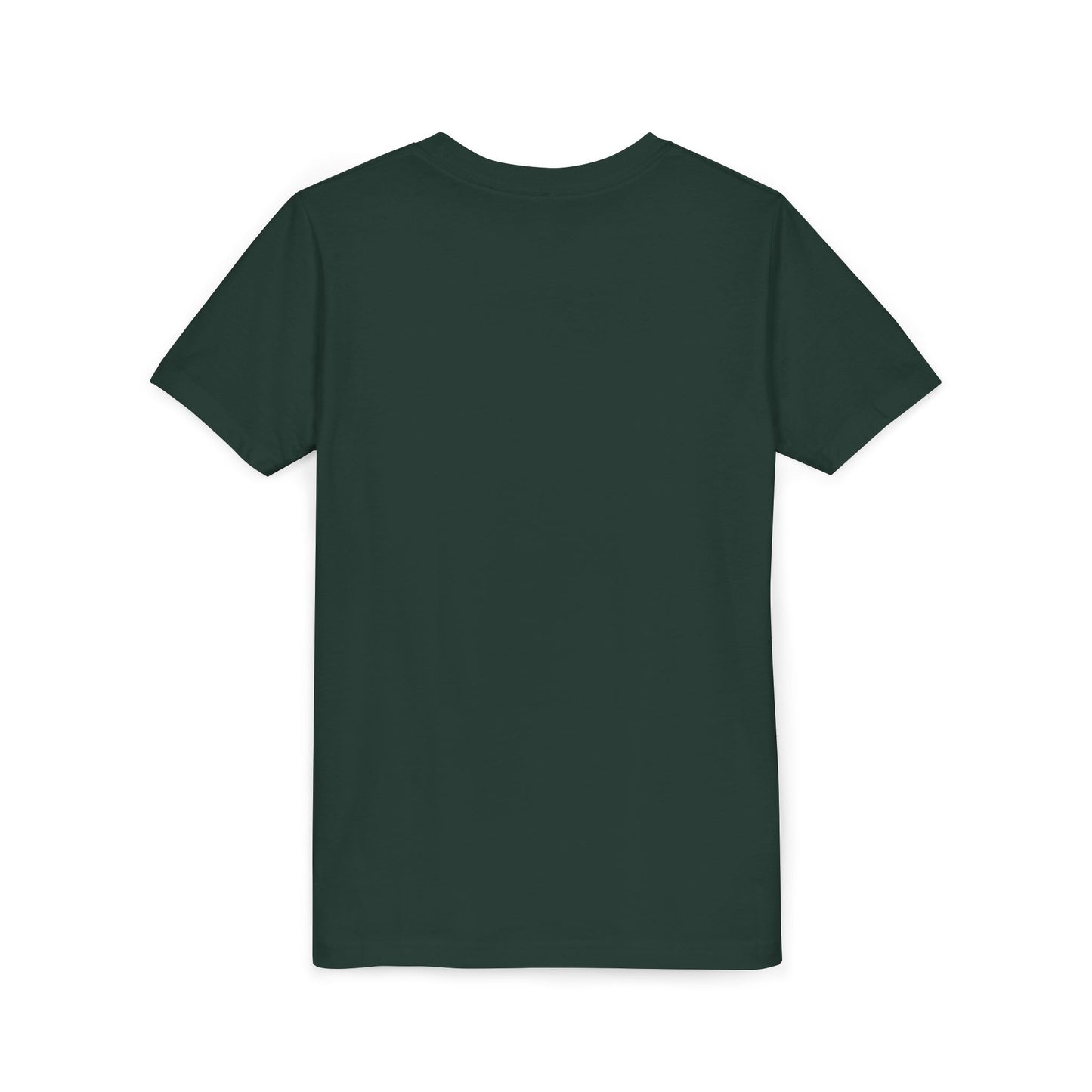 Kawaii Smiling Shamrock Youth Tee | Cute Clover St. Patrick's Day Shirt