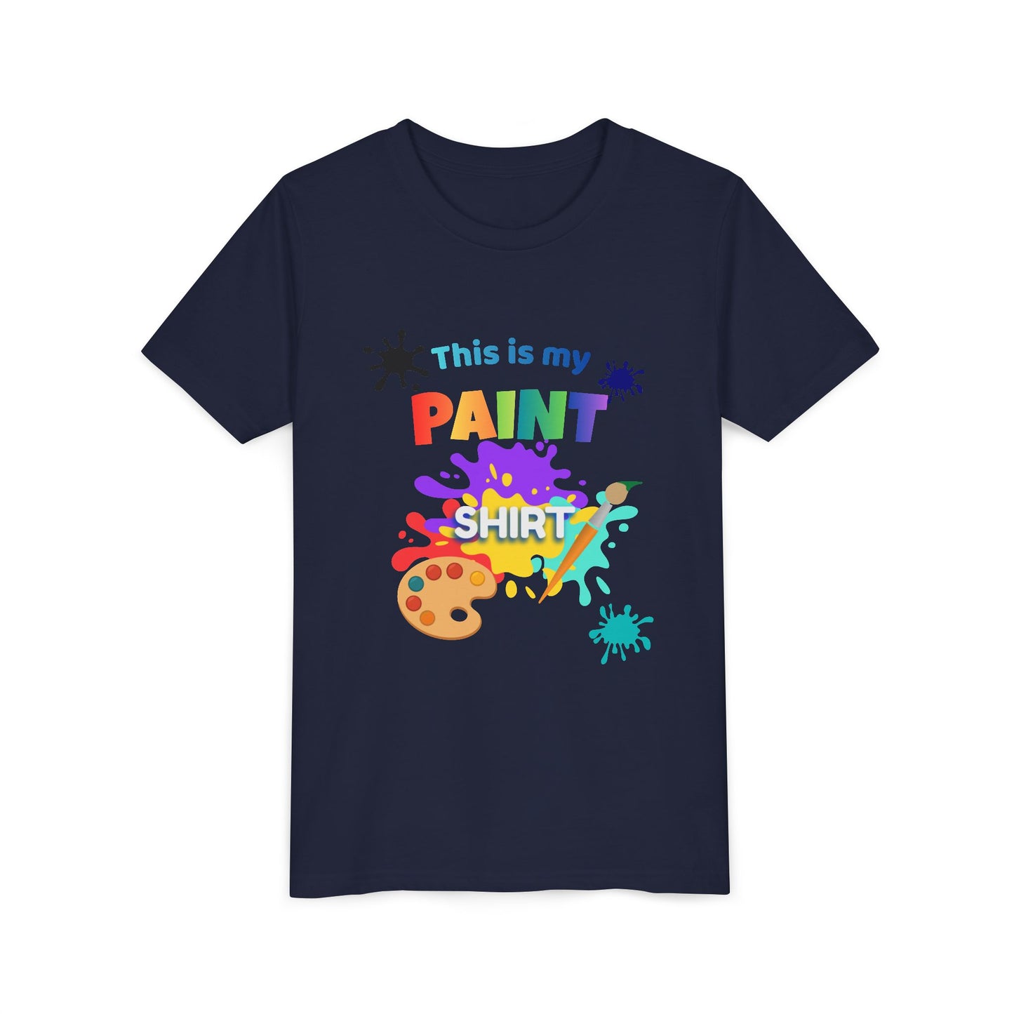 This Is My Paint Shirt Youth Tee SP | Kids Art Palette T-Shirt