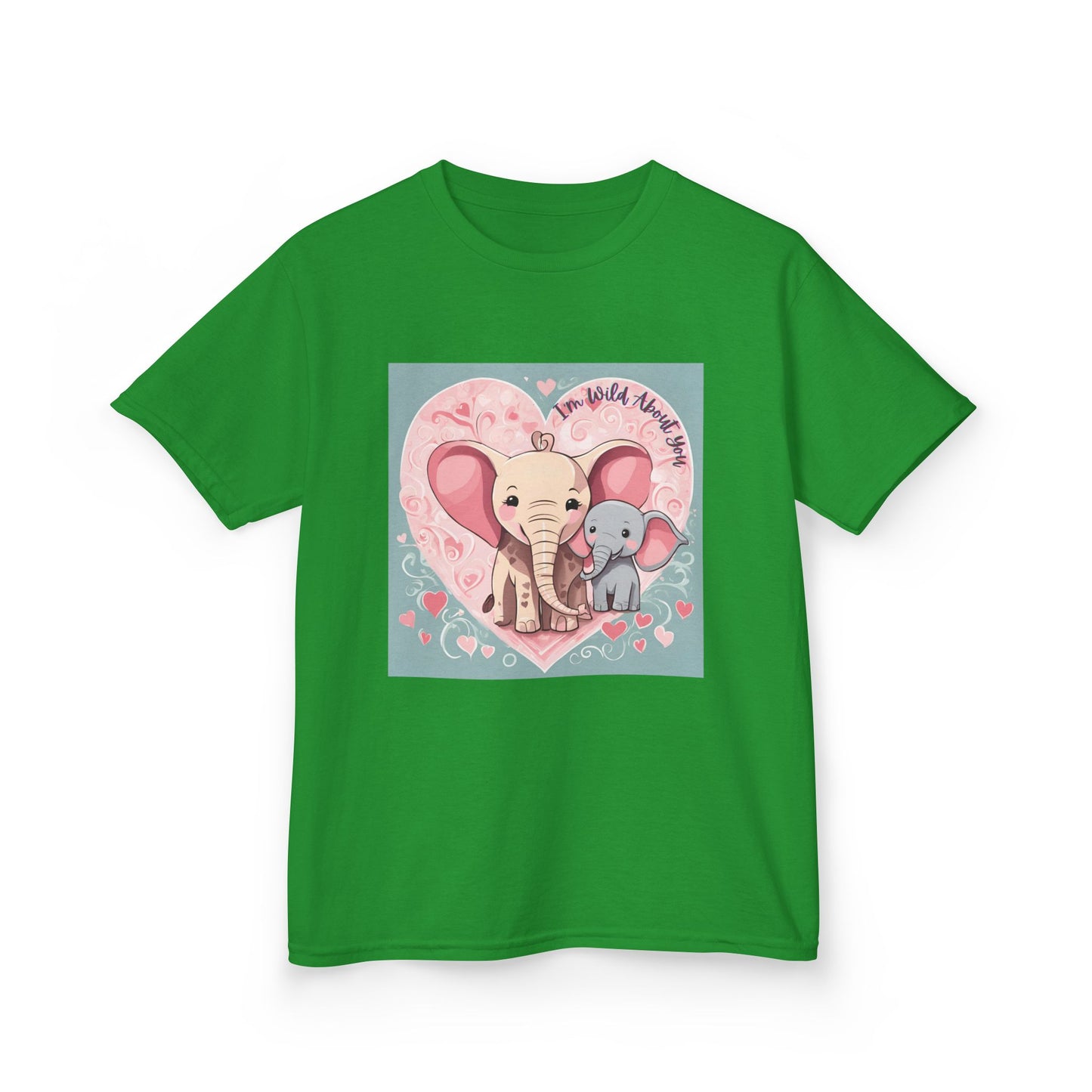 I'm Wild About You - Elephant Duo Valentine's Kids Tee