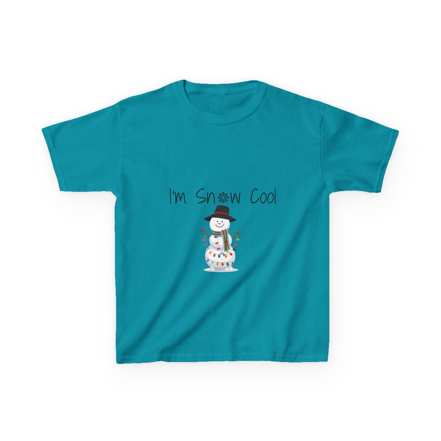 I'm Snow Cool Kids Tee - Fun Holiday Snowman Shirt for Boys and Girls