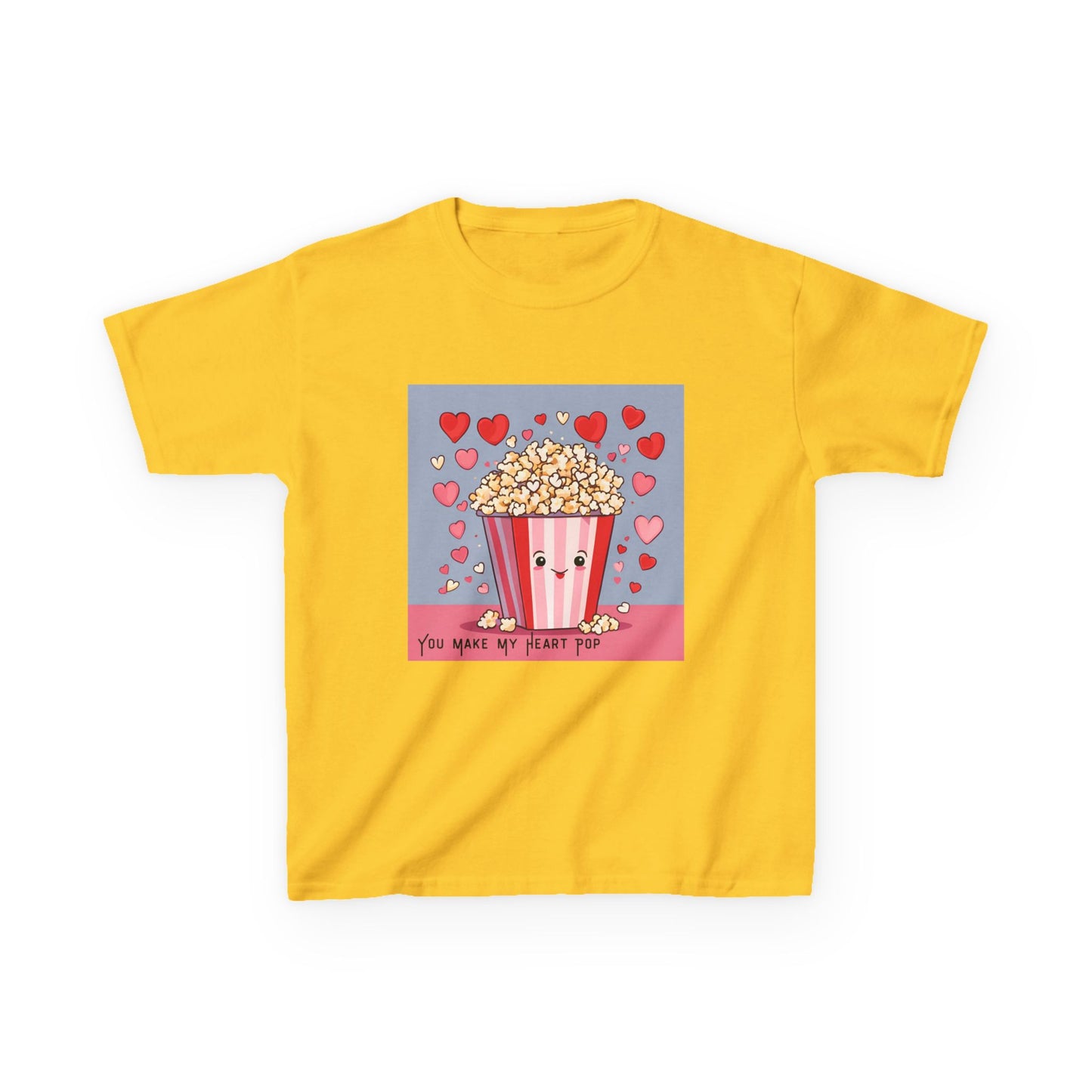You Make My Heart Pop - Popcorn Valentine's Kids Tee