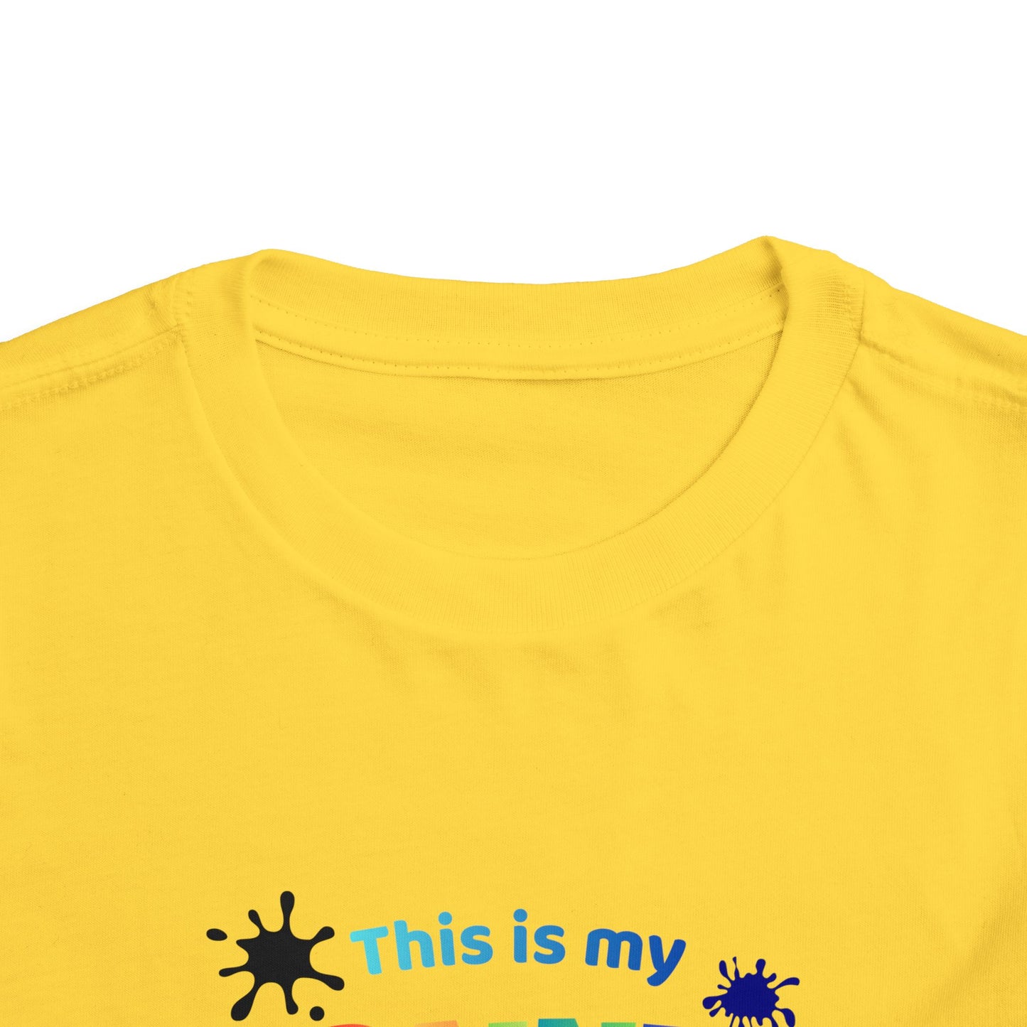 This Is My Paint Shirt Toddler Tee | Kids Painting Art Splash Shirt