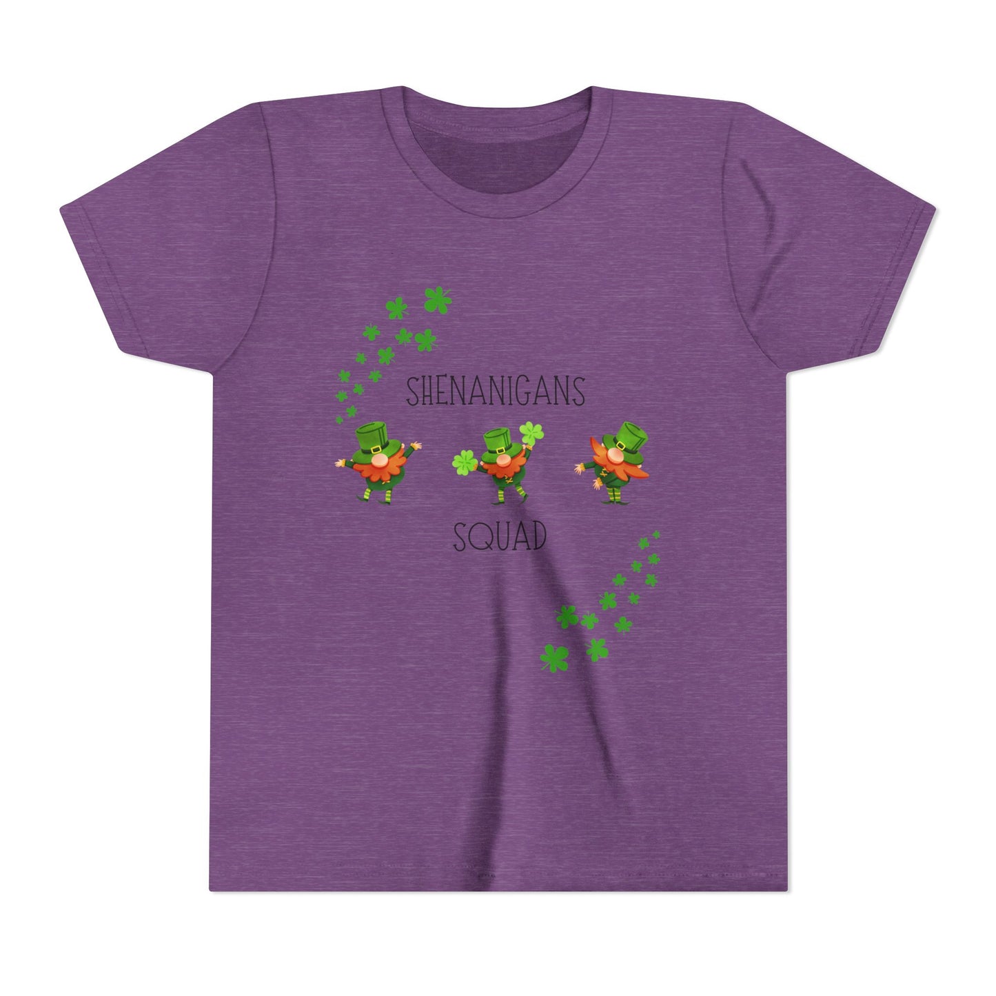 Shenanigans Squad Youth Tee | St. Patrick's Day Leprechaun Shamrock Shirt