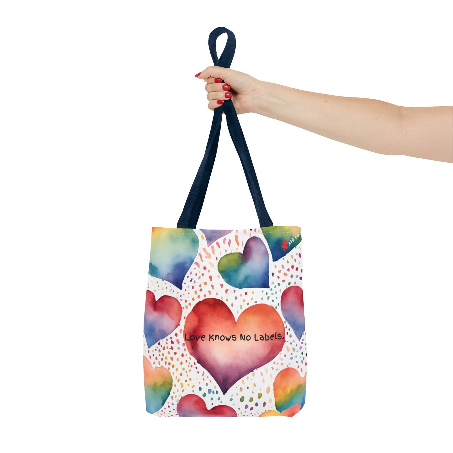 Love Knows No Labels Heart Balloons Tote Bag - Rise Above Division