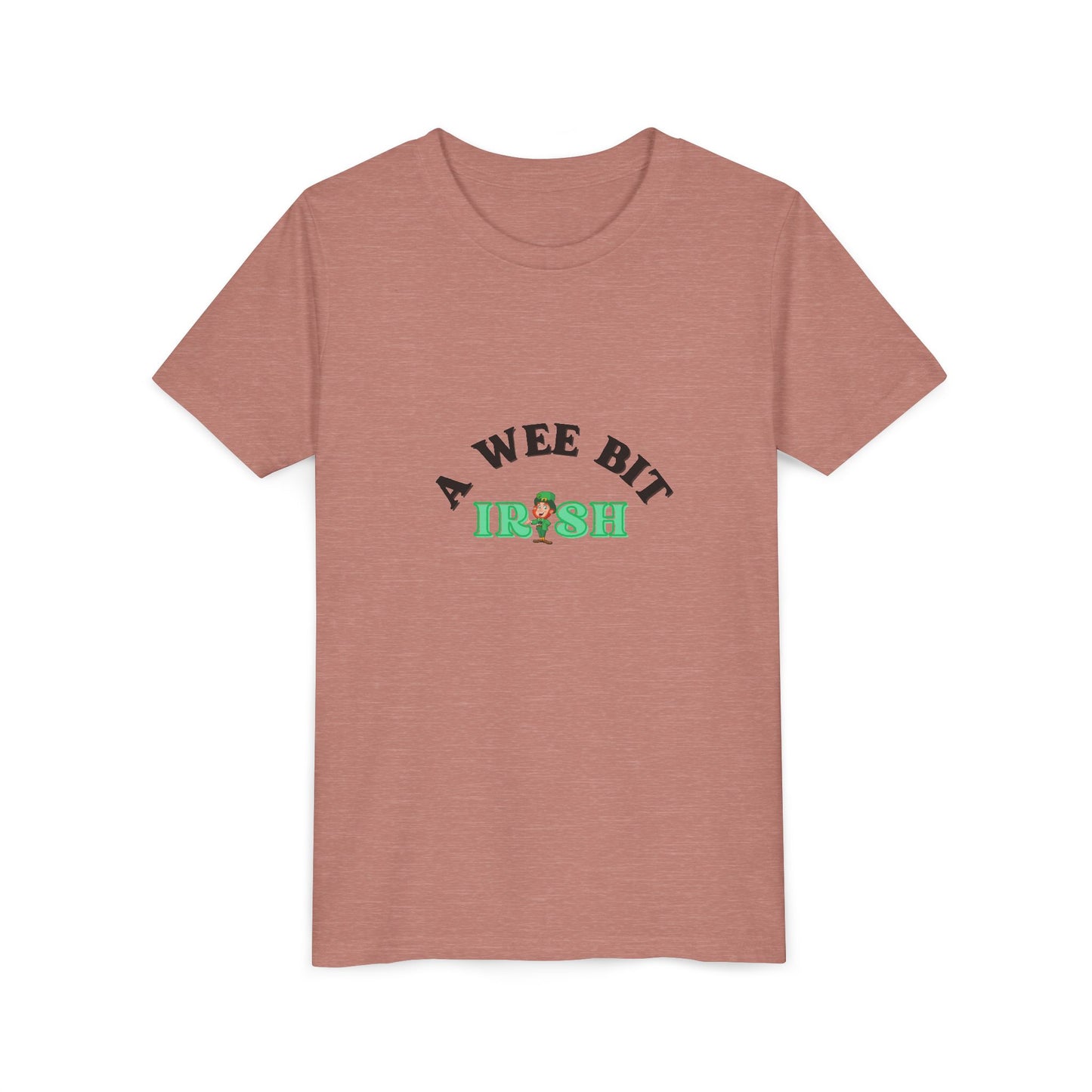A Wee Bit Irish Youth Tee | St. Patrick's Day Shamrock Kids Shirt