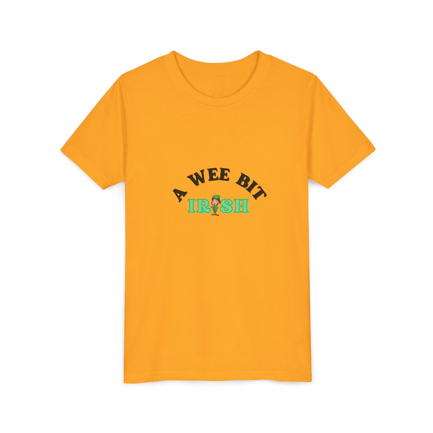 A Wee Bit Irish Youth Tee | St. Patrick's Day Shamrock Kids Shirt