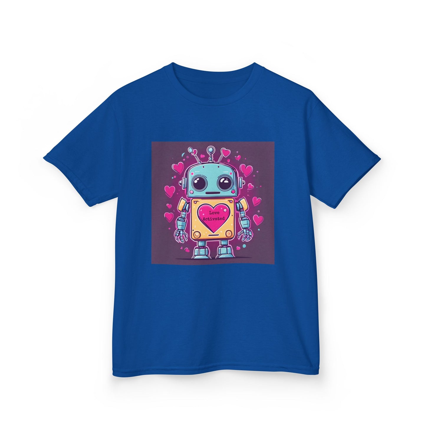 Love Activated - Robot Valentine's Kids' Tee