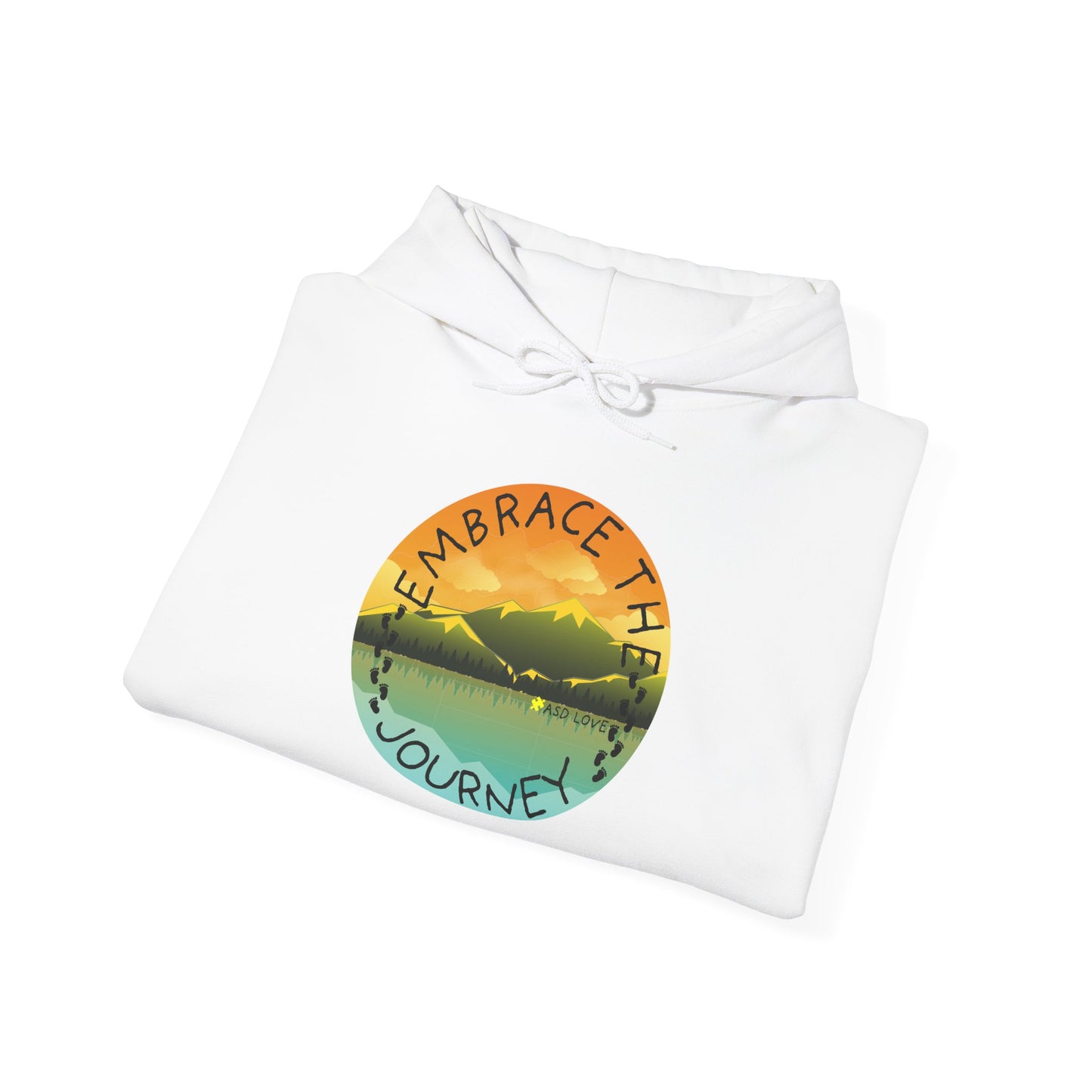Embrace the Journey | Hoodie | Autism Awareness | Diversity and Inclusivity