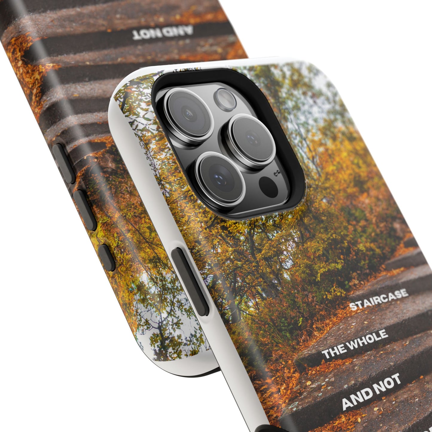 Autumn Steps: Focus on the Journey - Positive Reminder Phone Case