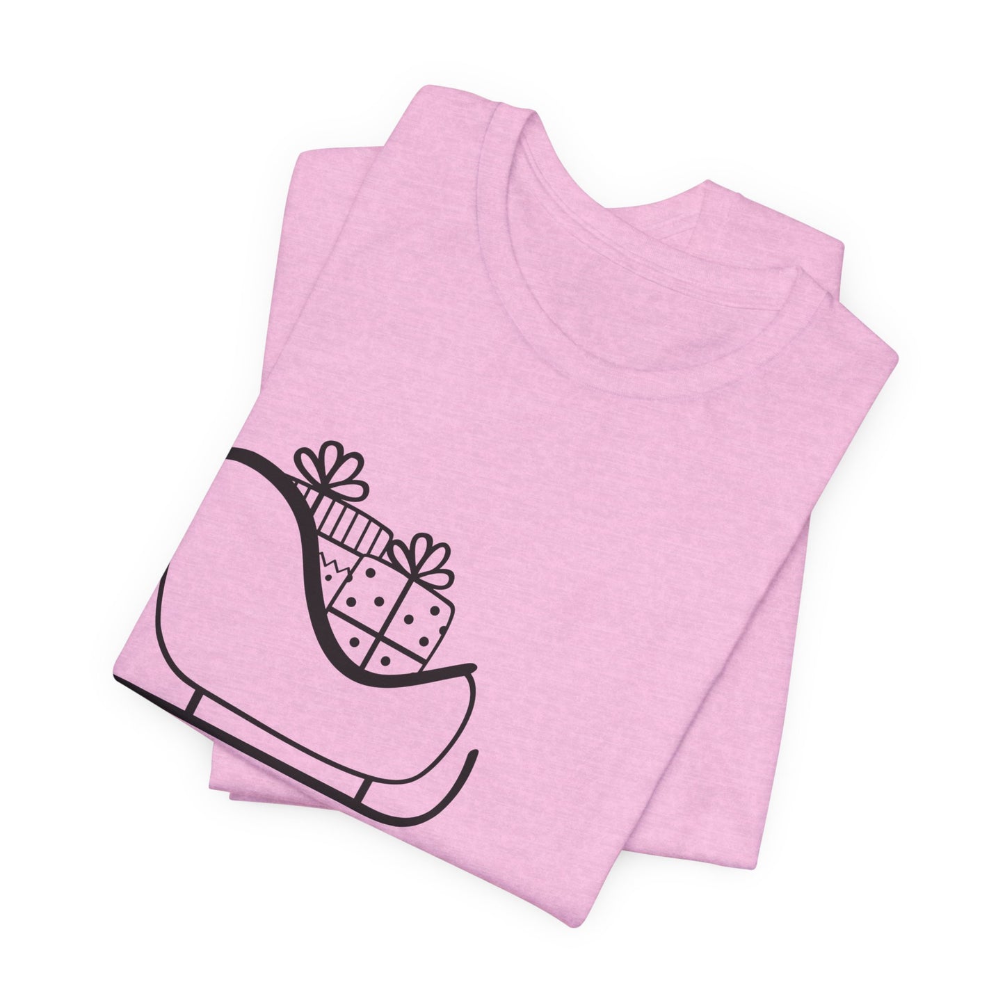 Sleigh All Day Holiday Shirt - Unisex Jersey Short Sleeve Tee - Holiday Gift - Funny Sleigh T-Shirt - Winter Snowflake Tee
