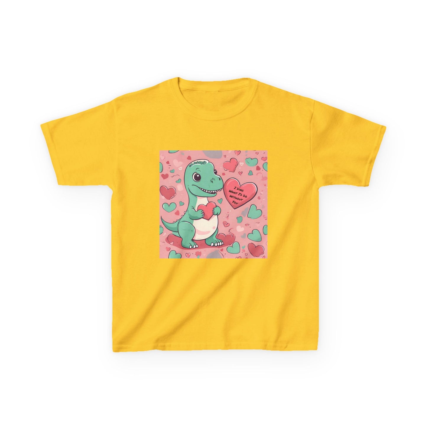 I Dino What I'd Do Without You - Baby Dino Valentine's Kids tee