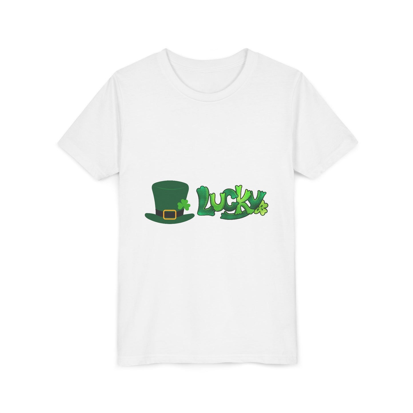 Lucky St. Patricks Day Shamrock Tee | Youth T-Shirt