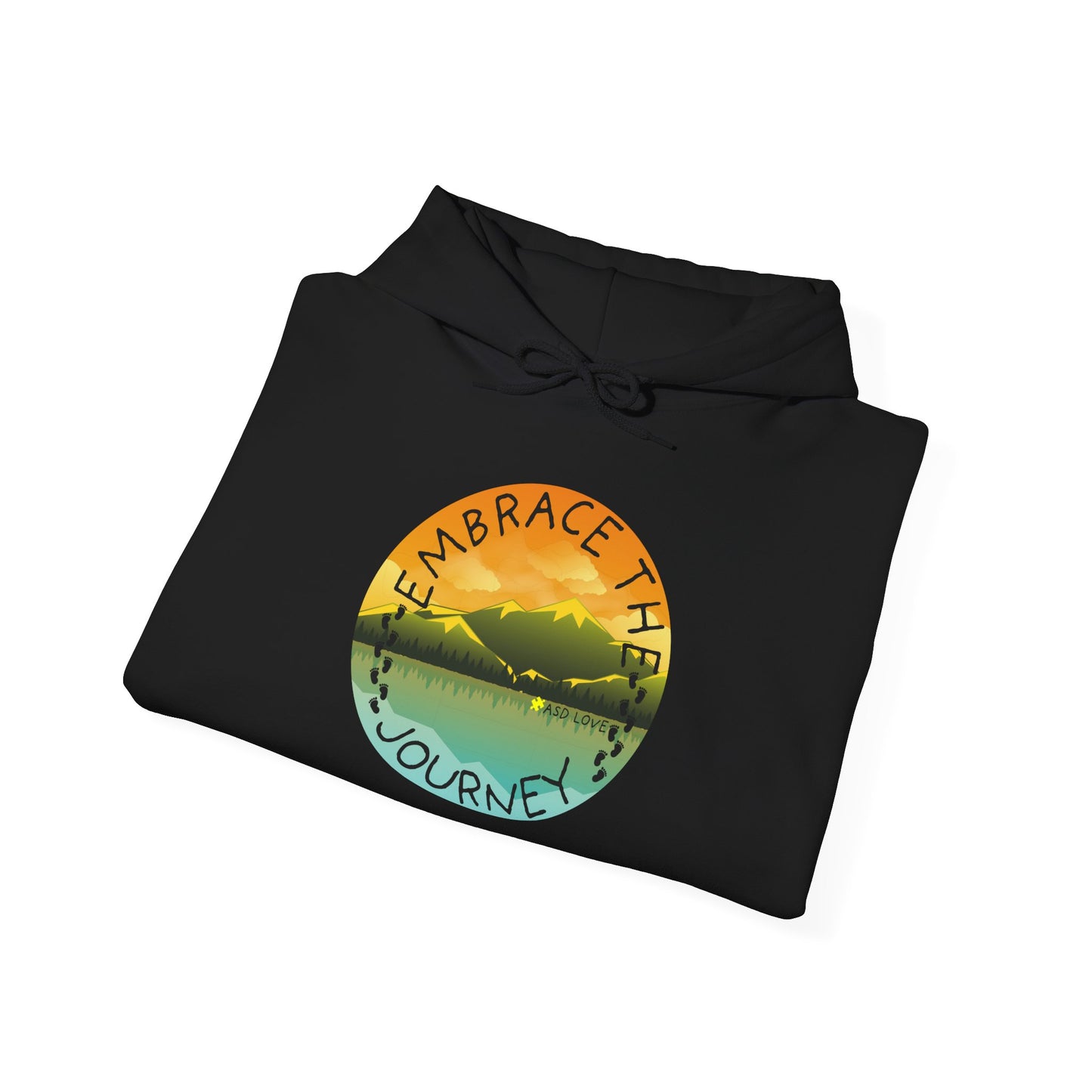 Embrace the Journey | Hoodie | Autism Awareness | Diversity and Inclusivity