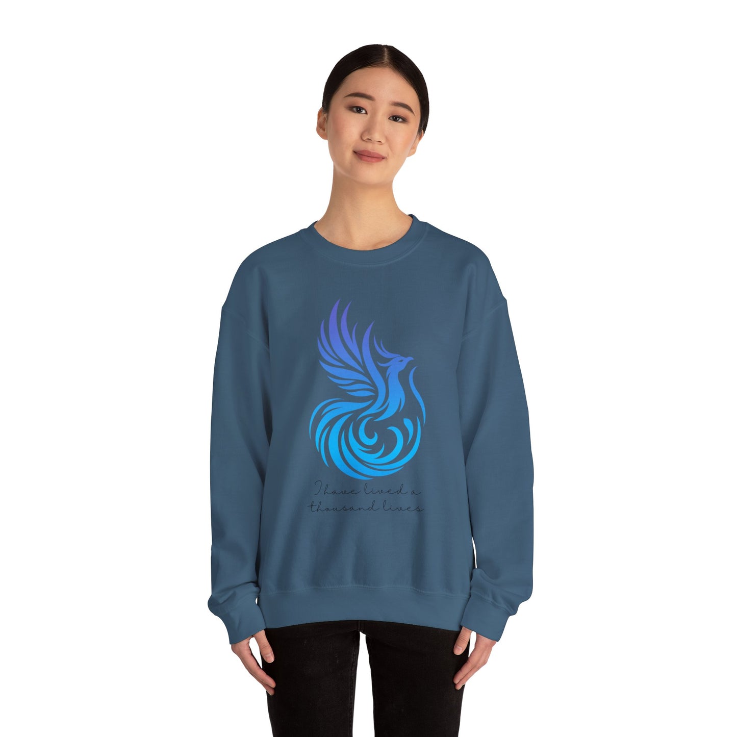 Phoenix Rising Sweatshirt - I Have Lived a Thousand Lives | Inspirational Unisex Sweatshirt