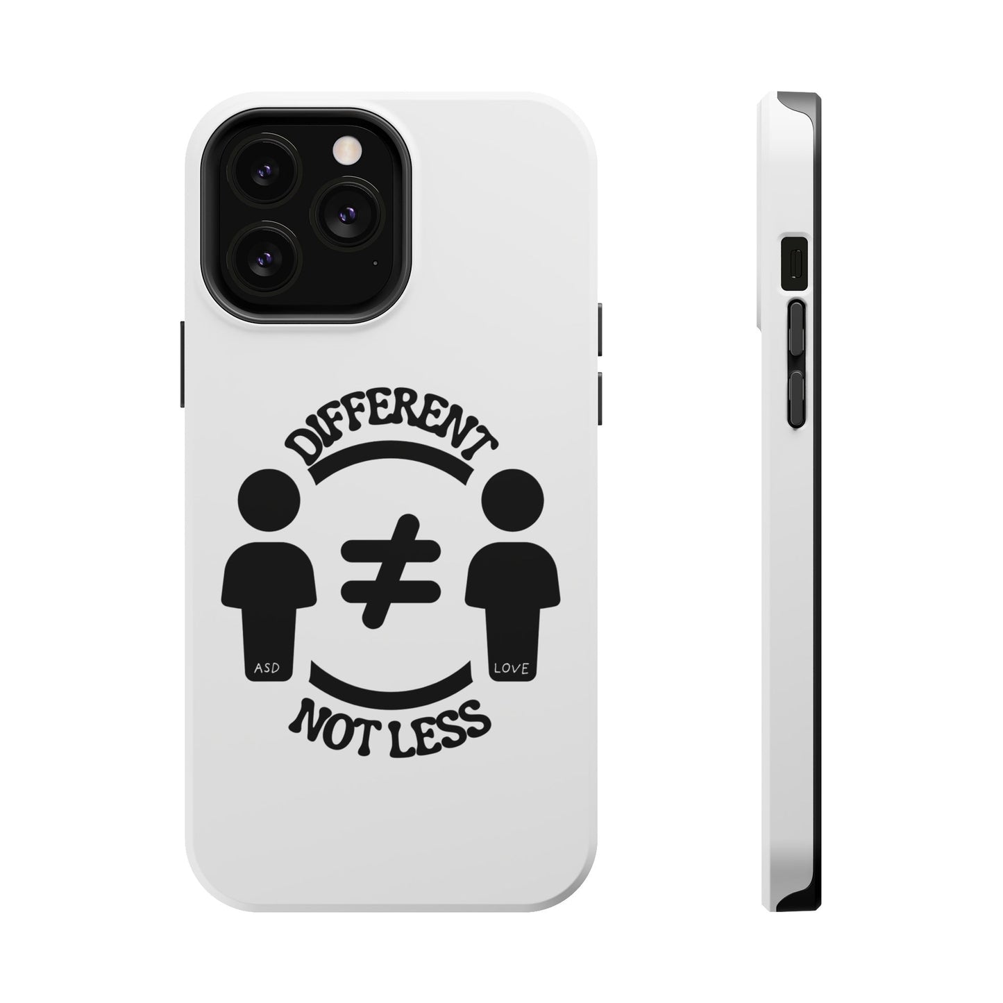 Silhouette Harmony: Different, Not Less - ASD Awareness Phone Case