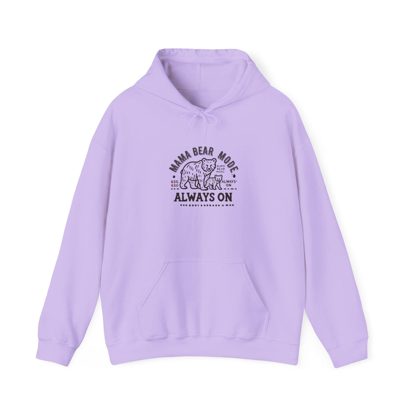 Vintage Mama Bear Mode - Always On Hoodie - Cute Gift for Moms, Perfect for Birthdays, Mother's Day, Relaxation, Everyday Wear