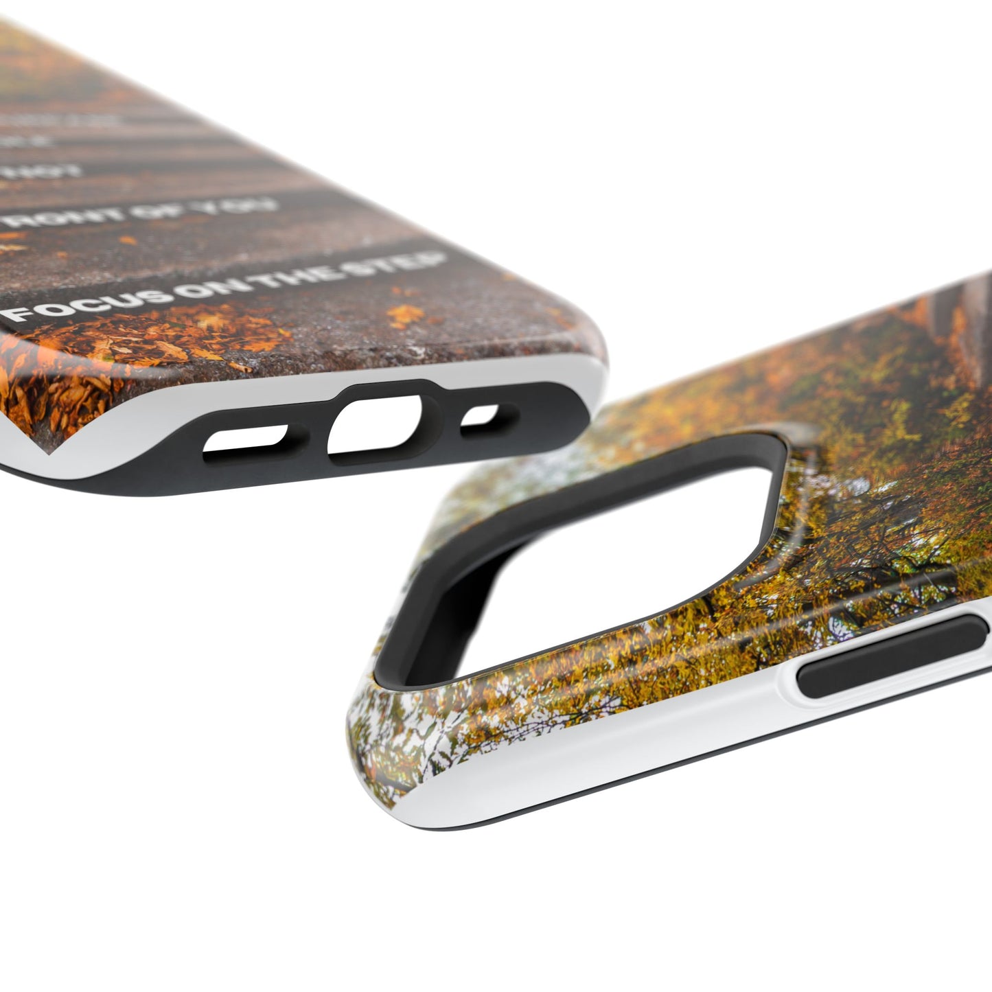 Autumn Steps: Focus on the Journey - Positive Reminder Phone Case